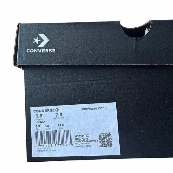 ⭐Converse Chuck Taylor All Star XXHi 5.5 Mens Knee-high Boots Shoes Gray A12319C - Picture 8 of 9